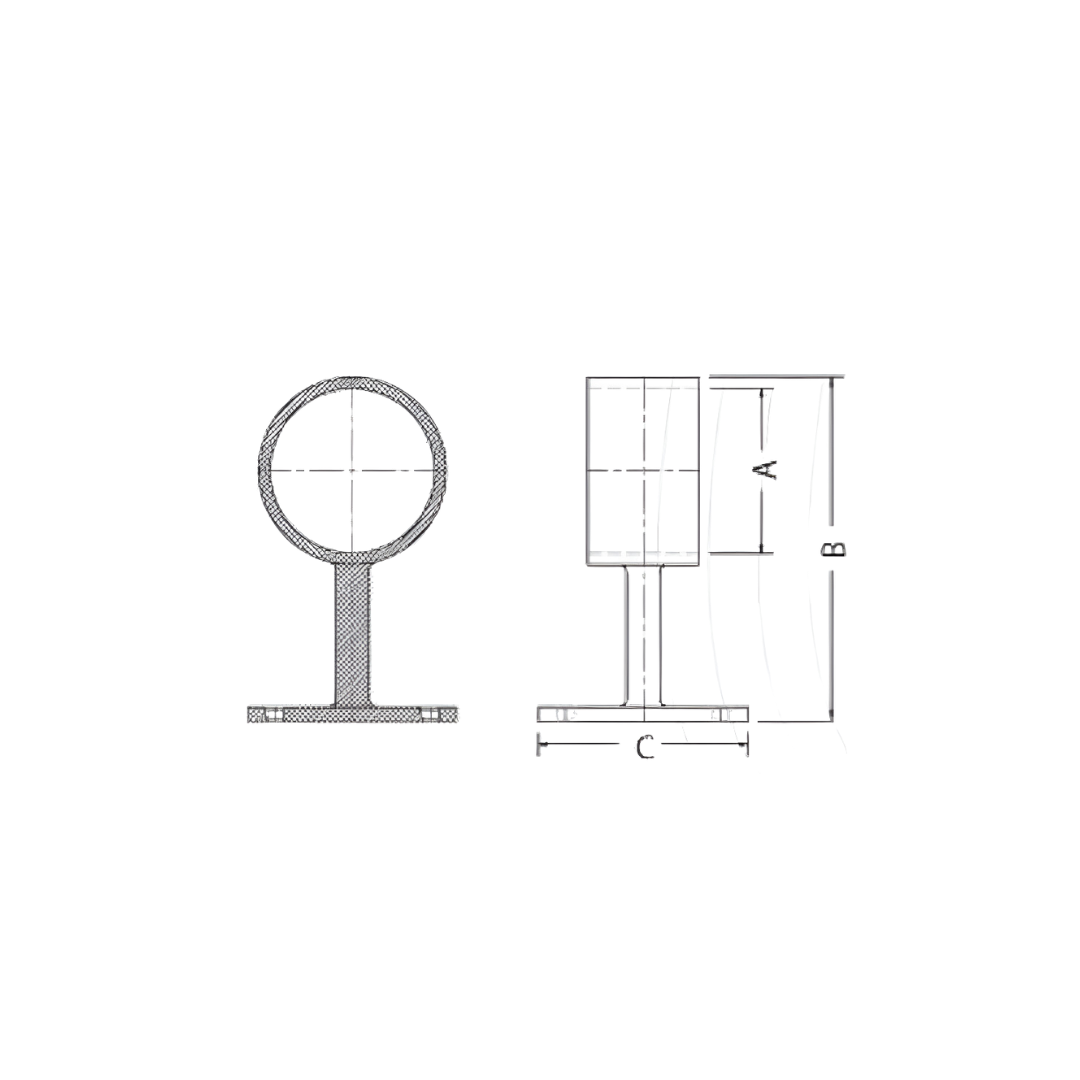 Images for Flat Central Post